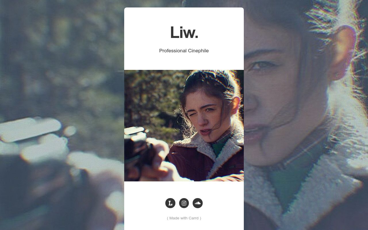 Carrd profile picture for @liw